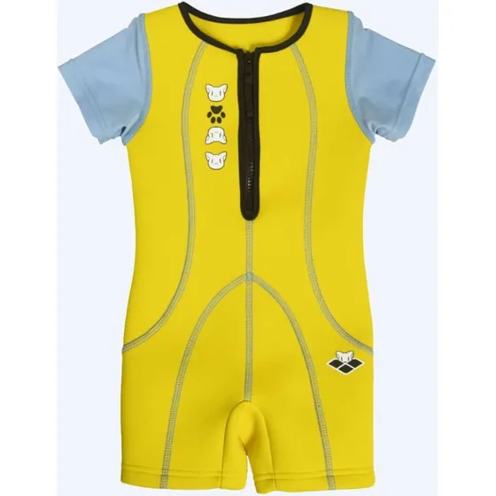 Arena Friends AWT Neopreen Wetsuit Kinderen - Geel/Blauw