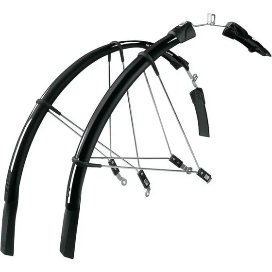 SKS Raceblade Long 28" 25mm spatbordset zwart