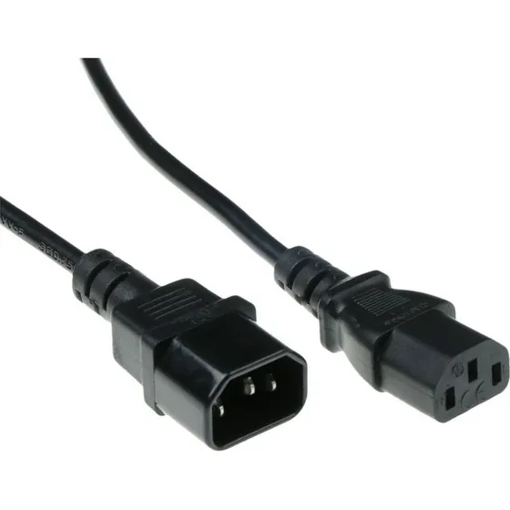 ACT Netsnoer C13 - C14 zwart 0,3 m