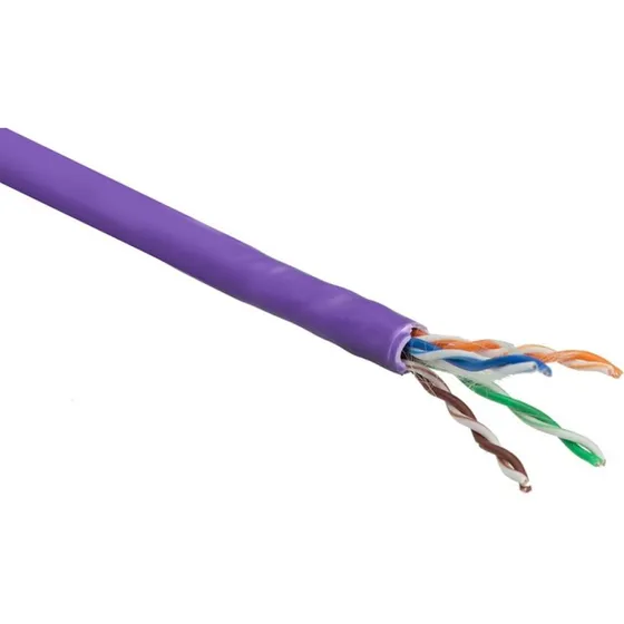 ACT Cat 6 U/UTP Massieve Installatiekabel LSZH DCA 305m Violet