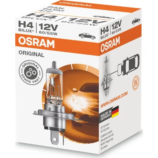 Osram H4 P43t 12V 60/55W Halogeen Lamp