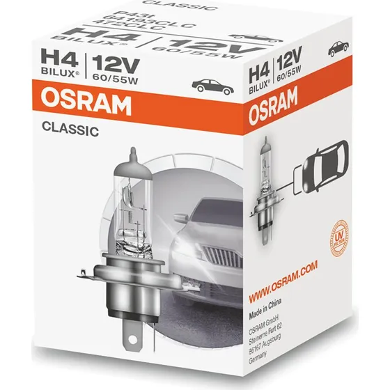 Osram H4 12V 60/55W Classic Line P43t