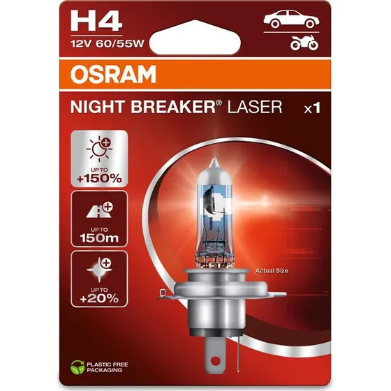 Osram Night Breaker Laser H4 12V/60-55W