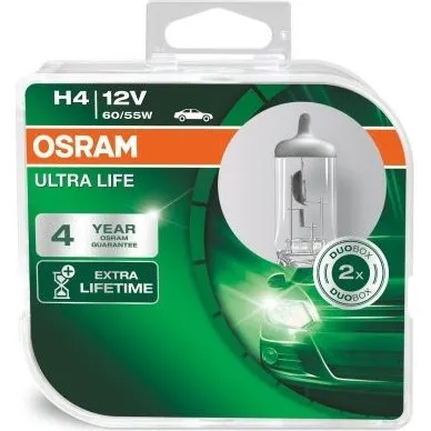 Osram Ultra Life H4 12V/60-55W Set van 2