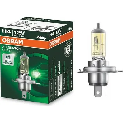 Osram All Season Super H4 55W 12V Geel