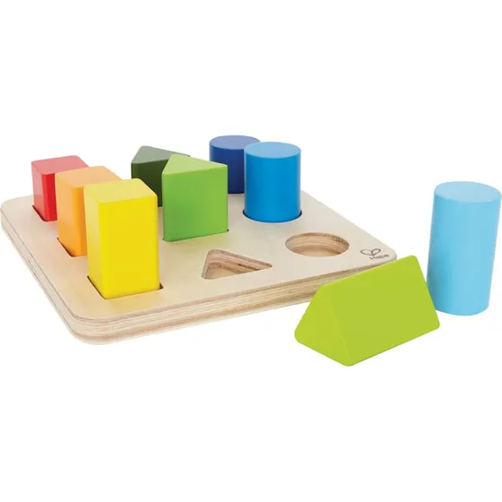 Hape Houten Sorteerplank Vormen - Kleur- en Vormsorteerder