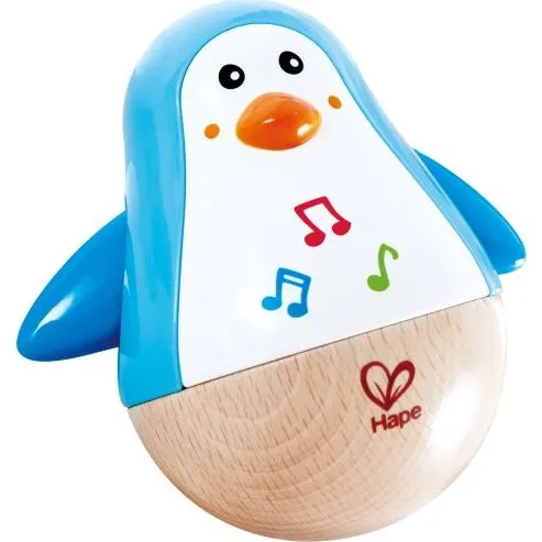 Hape Pinguin Musical Wobbler - Tuimelaar met geluid