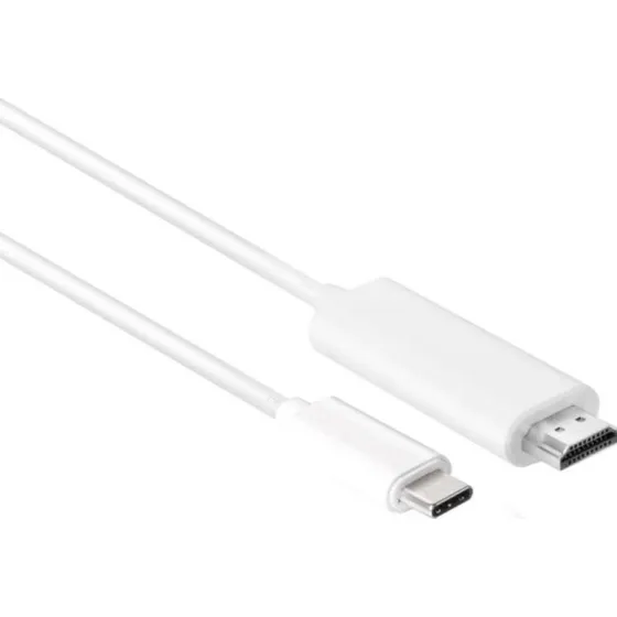 CLUB3D USB C naar HDMI 2.0 UHD Actieve Kabel - 1,8m - Wit