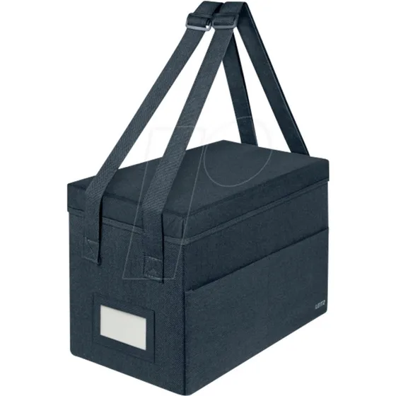 Leitz Fabric Compact Hot Desking Work Bag met Deksel, Grijs