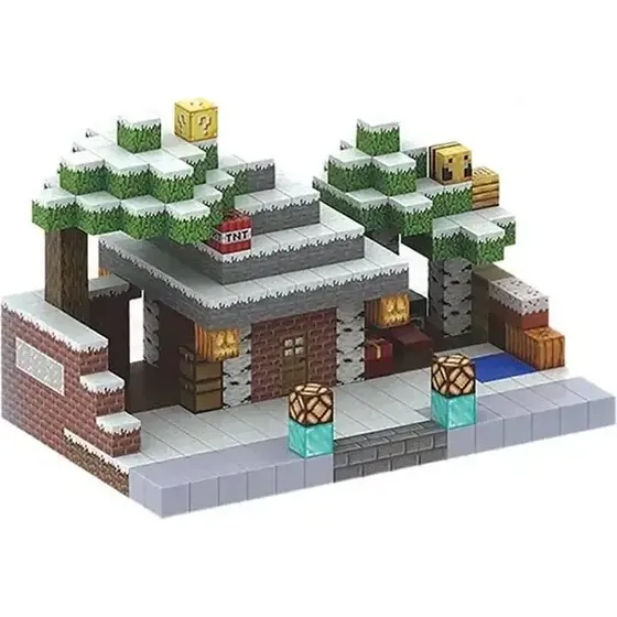 Magnetenspeelgoed.nl Magnetische Bouwstenen Sneeuwhuis 448 stuks