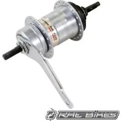 Shimano Nexus 3V 36g Coasterbrake Achternaaf 178 mm Zilver