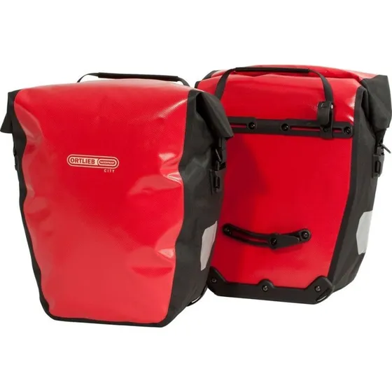 Ortlieb Back-Roller City QL1 Duo 2×20L Rood/Zwart
