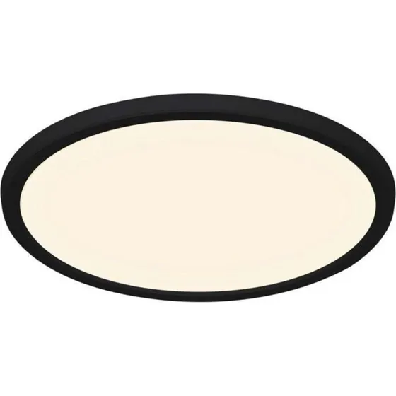 Nordlux Oja LED Plafondlamp Zwart Ø 29,4cm IP54 15W