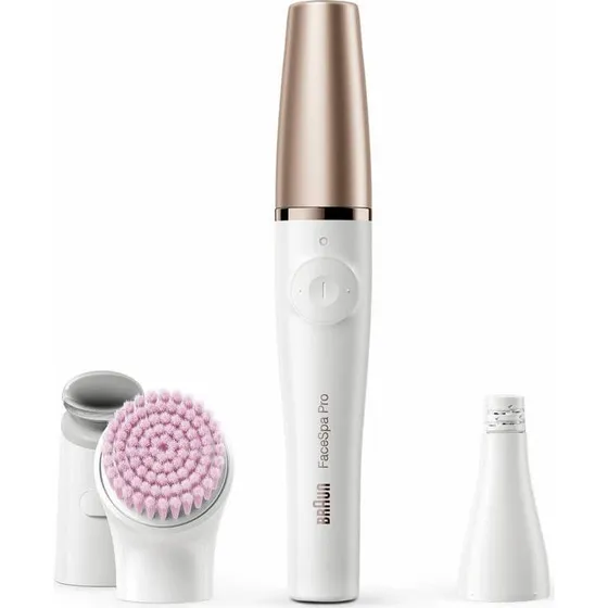 Braun FaceSpa Pro 912 Gezichtsepilator Wit/Brons