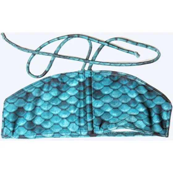 Kuaki Mermaids Zeemeermin Bikinitop - Lichtblauw Star