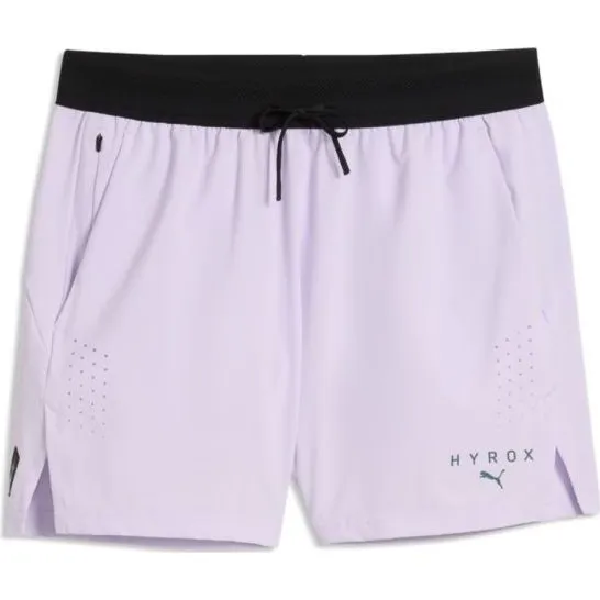 Puma x HYROX PWRMODE 5" Shorts Lila Zwart - M