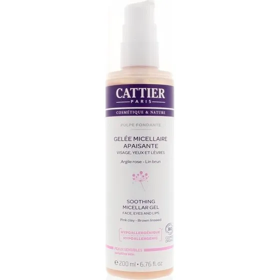 Cattier Verzachtende Micellair Gel Gevoelige Huid 200ml