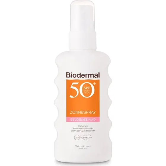 Biodermal Zonnespray Gevoelige Huid SPF50+ 175 ml