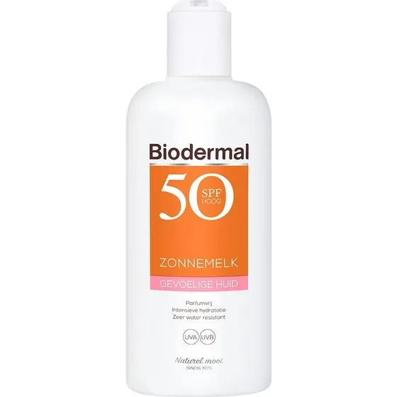 Biodermal Zonnemelk Gevoelige Huid SPF50+ 200 ml