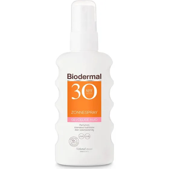 Biodermal Gevoelige Huid Zonnespray SPF30 175 ml
