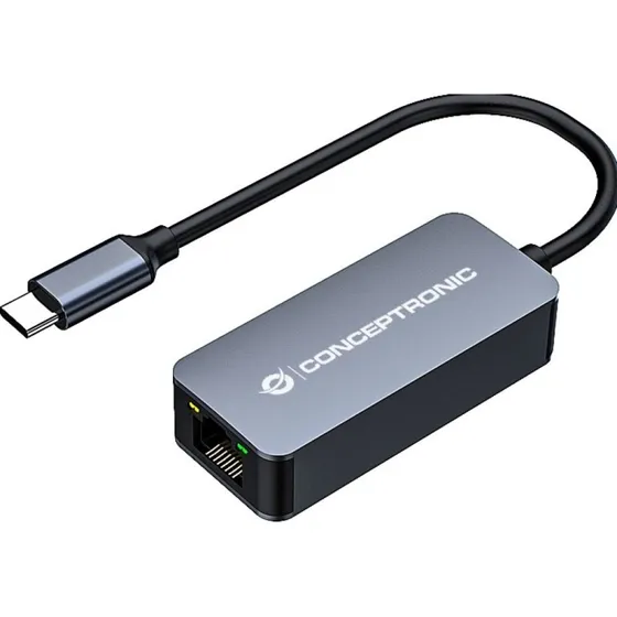 Conceptronic ABBY12GC USB-C naar Ethernet 2500 Mbit/s Netwerkadapter