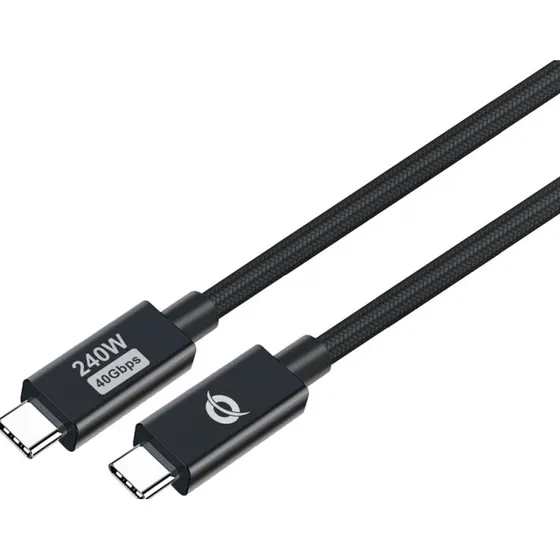 Conceptronic ETTA04B20 USB4 Gen 3x2 USB-C Kabel 2m Zwart