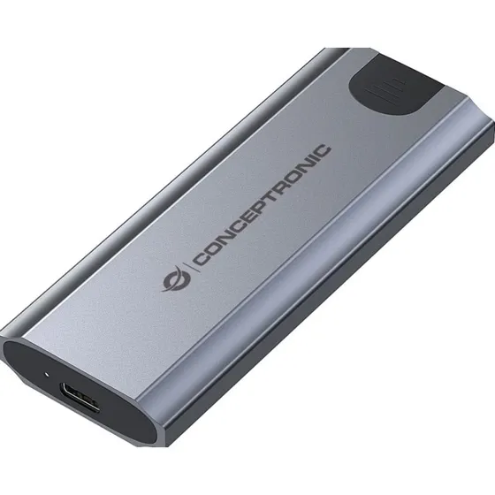 Conceptronic DANTE05G M.2 NVMe SSD-behuizing - USB-C 10 Gbit/s - Grijs