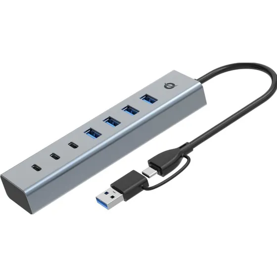 Conceptronic HUBBIES20G USB-C Hub 3.2 Gen 1 - Grijs