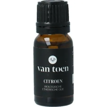 Van Toen Remedies Biologische Citroen Etherische Olie 10ml