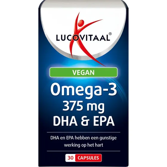 Lucovitaal Omega-3 375mg DHA & EPA Vegan