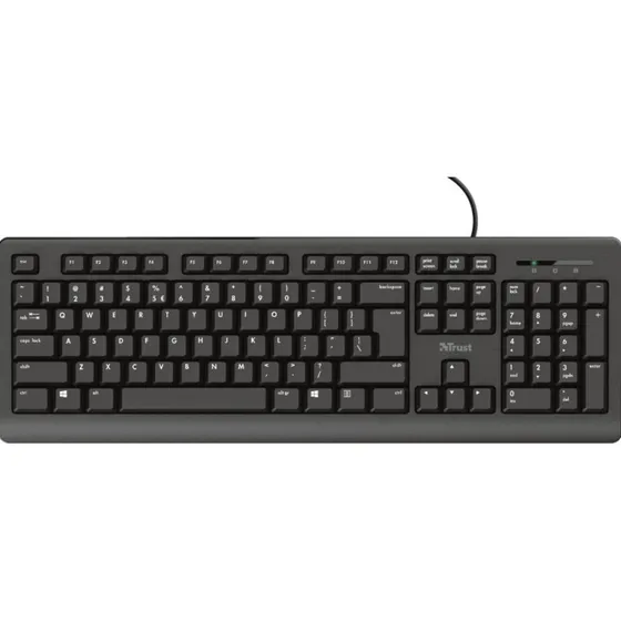 Trust Primo Toetsenbord - Zwart - Azerty - Belgisch