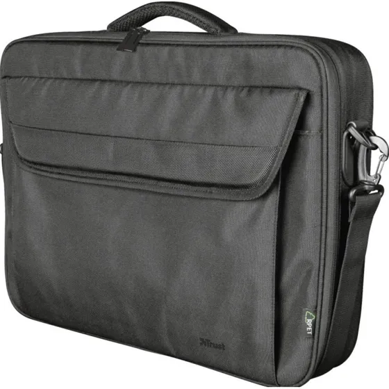 Trust Atlanta Laptoptas 15,6 inch - Zwart - Eco-friendly