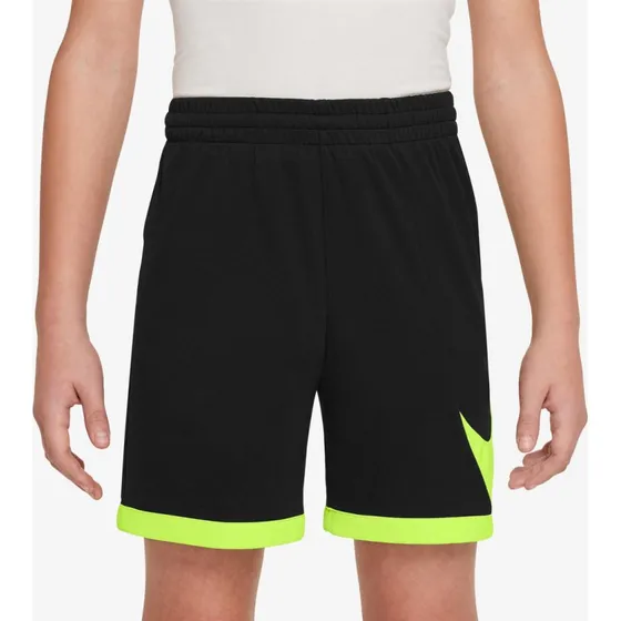 Nike Multi+ Big Kids' Dri-FIT Training Shorts Zwart/Wit