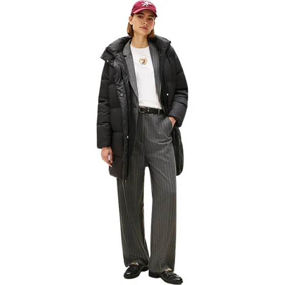 Modern Down Pufferjas, Zwart, Dames