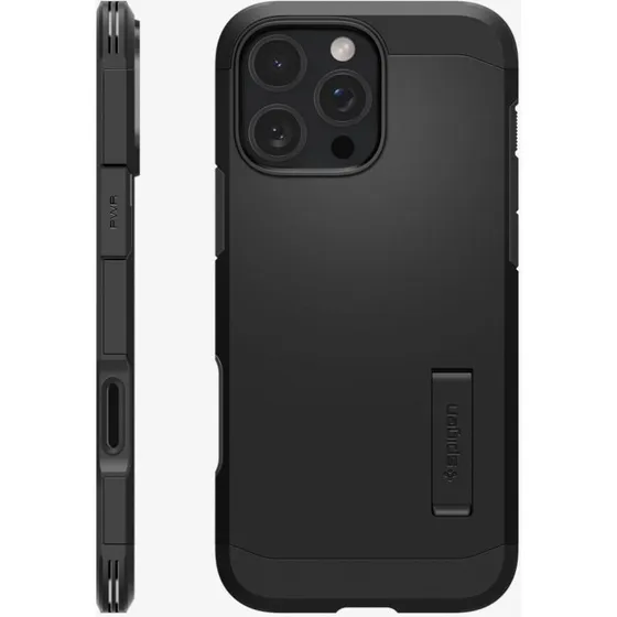 Spigen Tough Armor T MagSafe iPhone 16 Pro Max Hoesje - Zwart