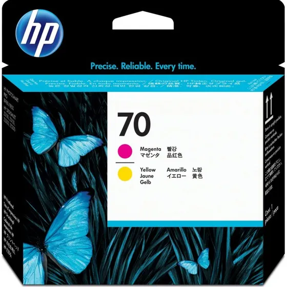 HP 70 Magenta/Geel DesignJet Printkop (C9406A)