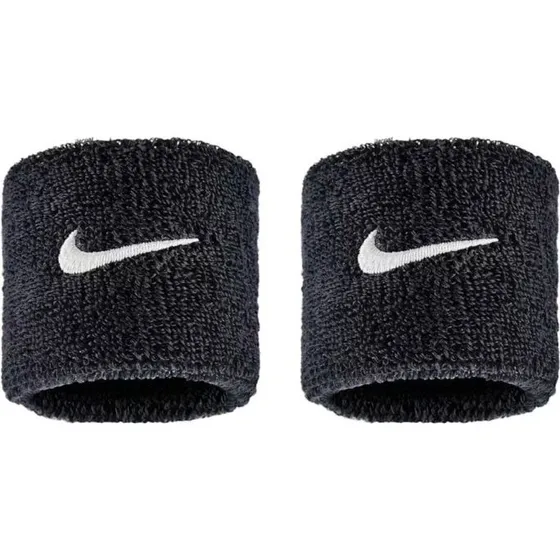 Nike Swoosh Classic Polsbandjes - 2-Pack - Zwart