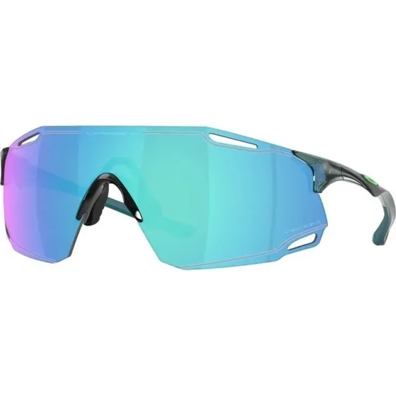 Oakley Cybr Zero Sportbril - Polished White met Prizm Sapphire
