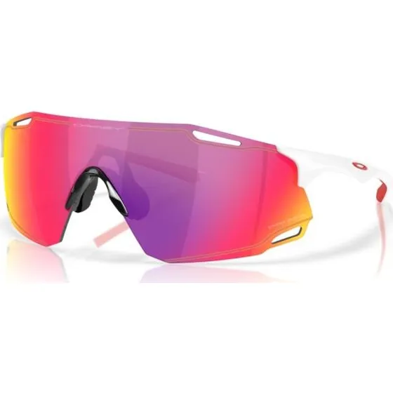 Oakley Cybr Dyno Zonnebril - Polished White - Prizm Road