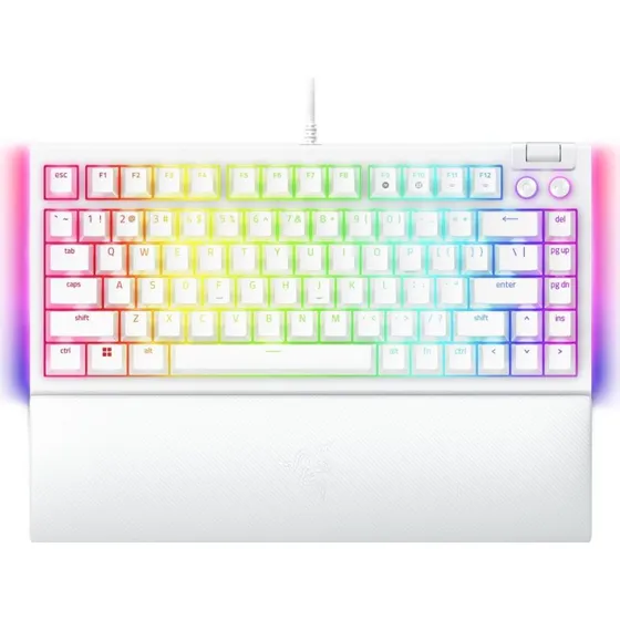 Razer BlackWidow V4 75% - Wit - Razer Orange