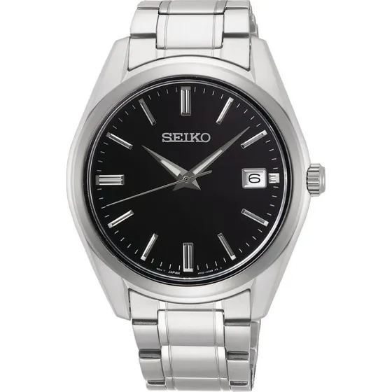 Seiko New Link SUR311P1 Herenhorloge, Zwart, 40,2 mm