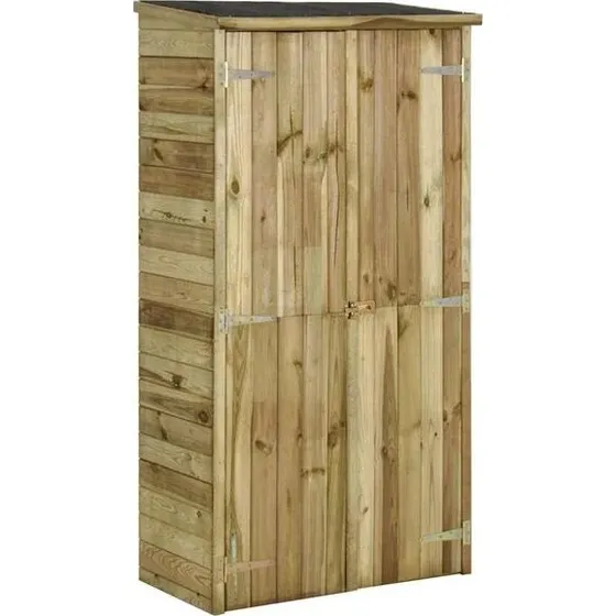 vidaXL Tuinschuur 85x48x177 cm grenenhout