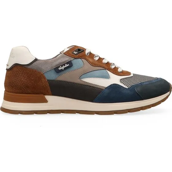Australian Footwear Tiago Sneakers - Grijs Leer