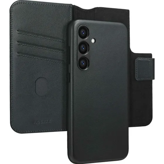 Accezz Leather Bookcase 2-in-1 met MagSafe voor Samsung Galaxy S23 FE - Onyx Black