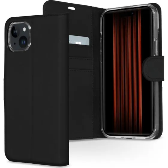 Accezz Wallet Softcase Bookcase voor Apple iPhone 15 Plus - Zwart