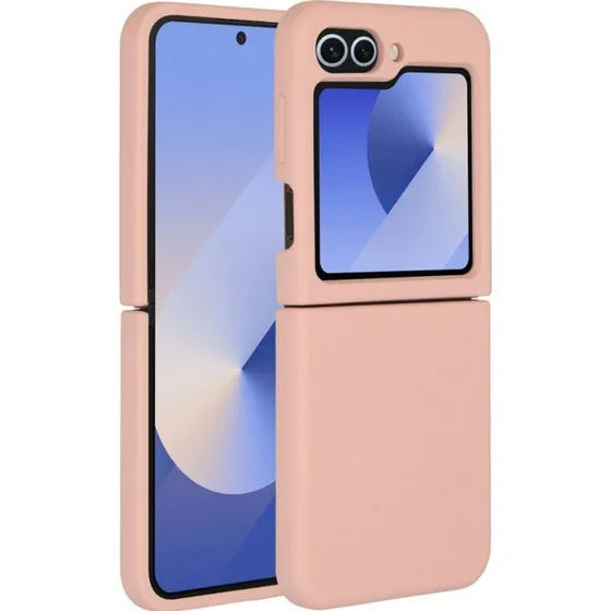 Accezz Liquid Silicone Backcover Samsung Galaxy Z Flip 6 - Roze