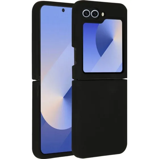 Accezz Liquid Silicone Backcover Samsung Galaxy Z Flip 6 - Zwart