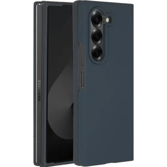 Accezz Liquid Silicone Backcover Samsung Galaxy Z Fold 6 - Donkerblauw