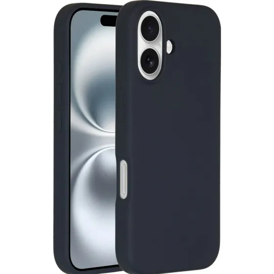Accezz Liquid Silicone Backcover met MagSafe voor iPhone 16 - Donkerblauw