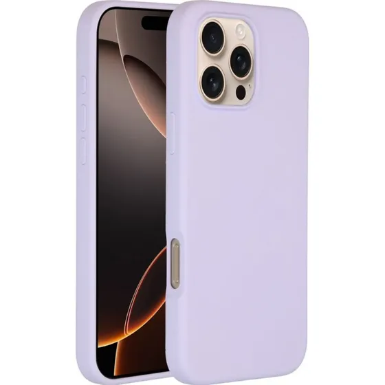 Accezz Liquid Silicone Backcover met MagSafe voor iPhone 16 Pro Max - Paars